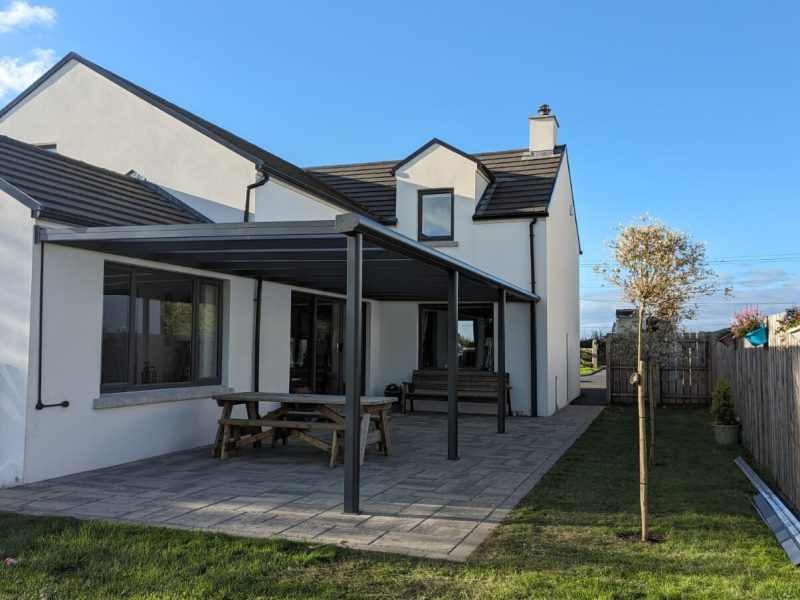 covered patio area aluminium veranda