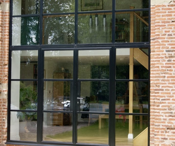 aluminium french doors with arch