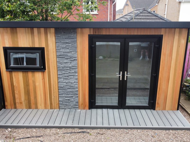 garden room with french doors