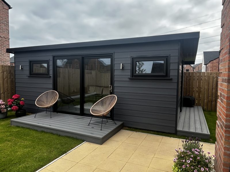 insulated garden room installed carryduff