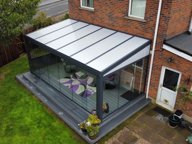 outdoor glass room veranda craigavon