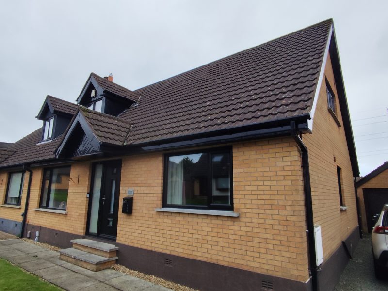 black pvc fascia guttering belfast